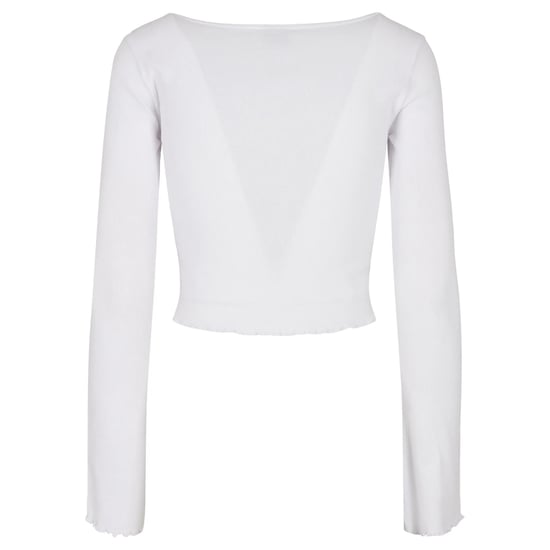Urban Classics Dames/Dames Ribbed Cropped Vest (Wit) - Image 2