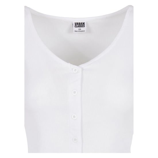 Urban Classics Dames/Dames Ribbed Cropped Vest (Wit) - Image 4