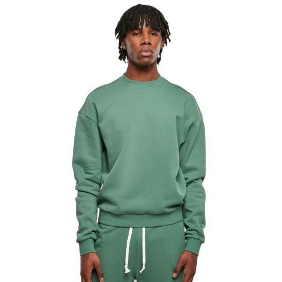 Urban Classics Heren Ultra Zware Crew Hals Sweatshirt (Blad) - Image 3