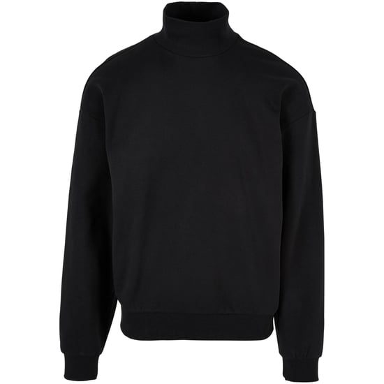 Urban Classics Heren Crew Sweatshirt met hoge hals (Zwart) - Image 1