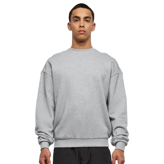 Urban Classics Mens Ultra Heavy Crew Neck Sweatshirt (Grey) - Image 3