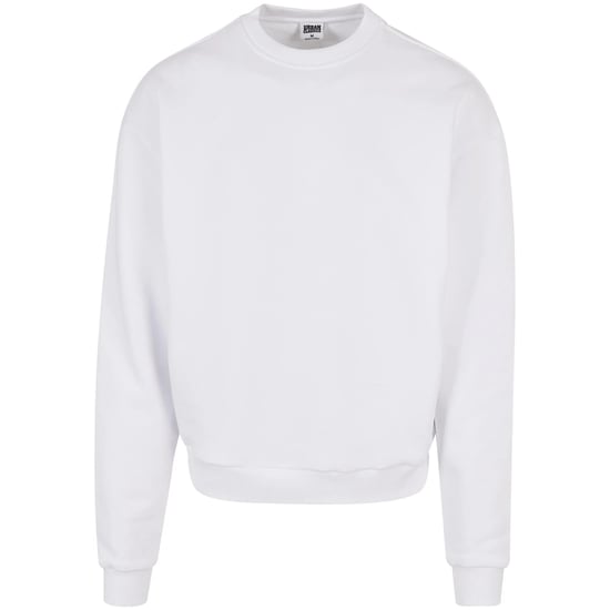 Urban Classics Mens Ultra Heavy Crew Neck Sweatshirt (White) - Image 1