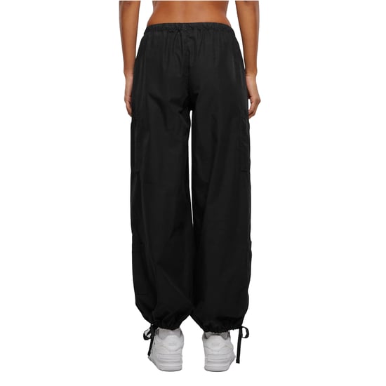 Urban Classics Dames/Dames Katoenen Parachute Cargo Broek (Zwart) - Image 2
