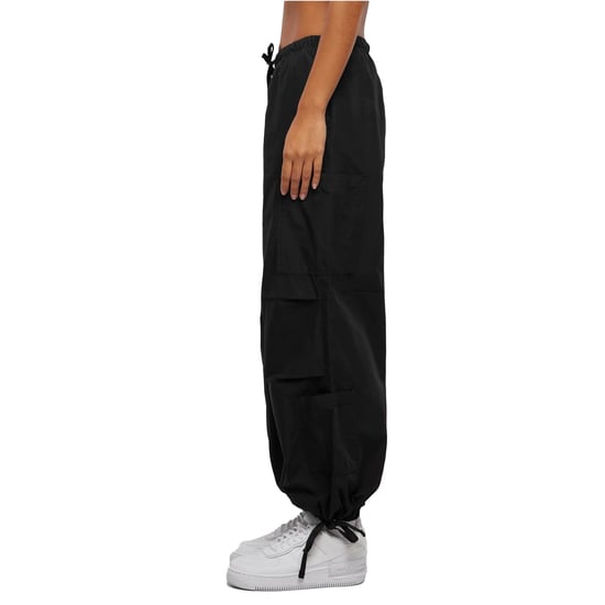 Urban Classics Dames/Dames Katoenen Parachute Cargo Broek (Zwart) - Image 3