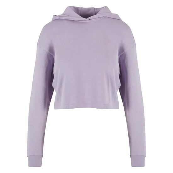 Urban Classics Dames/Dames Terrycloth Lichtgewicht Oversized Crop Hoodie (Lila stof) - Image 1