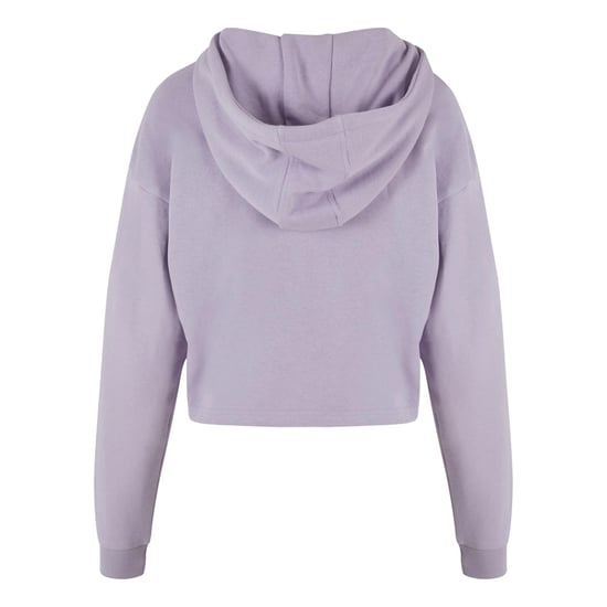 Urban Classics Dames/Dames Terrycloth Lichtgewicht Oversized Crop Hoodie (Lila stof) - Image 2