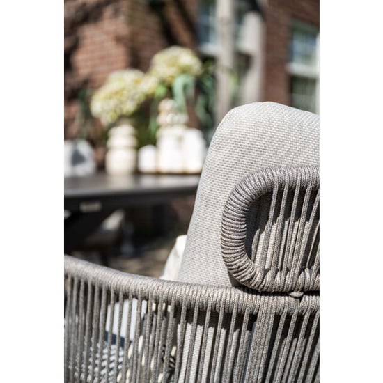 Garden Impressions Linares xl tuinstoelen set van 4 grey sand - Image 2