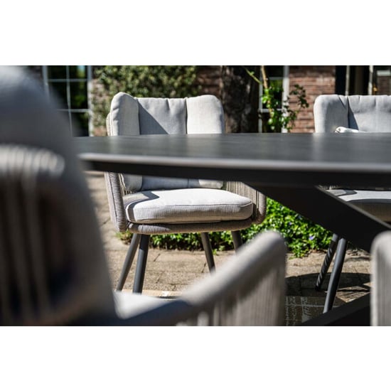 Garden Impressions Linares xl tuinstoelen set van 4 grey sand - Image 3