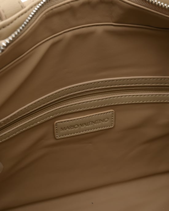 Mario Valentino Beige Polyurethane Women's Bag - Image 5