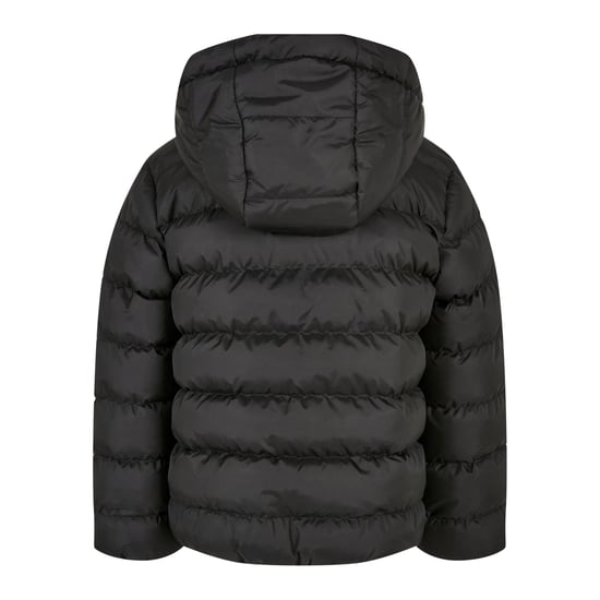 Urban Classics Jongens Basic Gewatteerde Jas (Zwart/Zwart) - Image 2