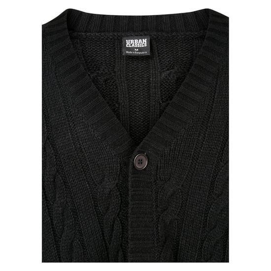 Urban Classics Mens Boxy Cardigan (Black) - Image 4