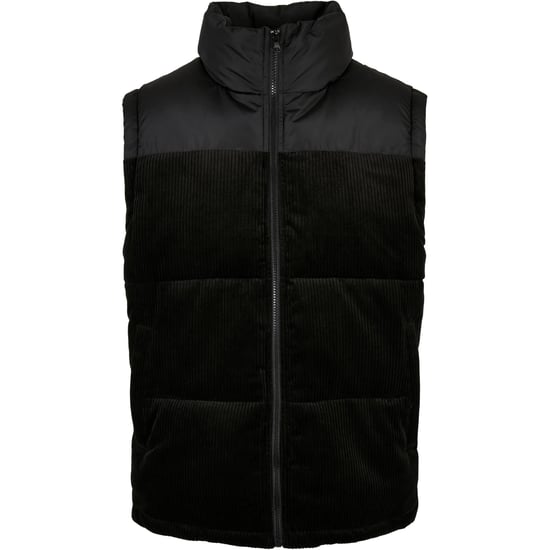 Urban Classics Heren Koord Gilet (Zwart) - Image 1