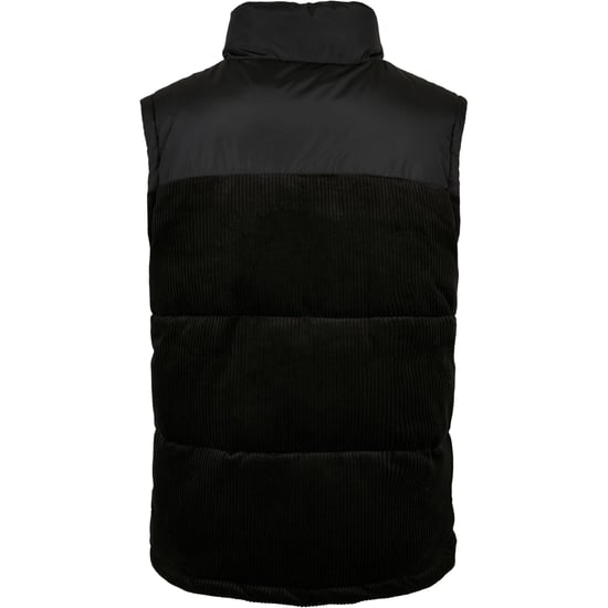 Urban Classics Heren Koord Gilet (Zwart) - Image 2