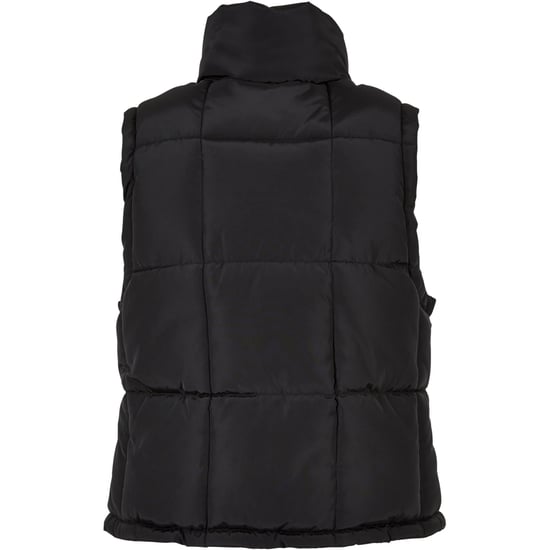 Urban Classics Dames/Dames Omkeerbaar Gewatteerd Gilet (Zwart / Fuchsia) - Image 2