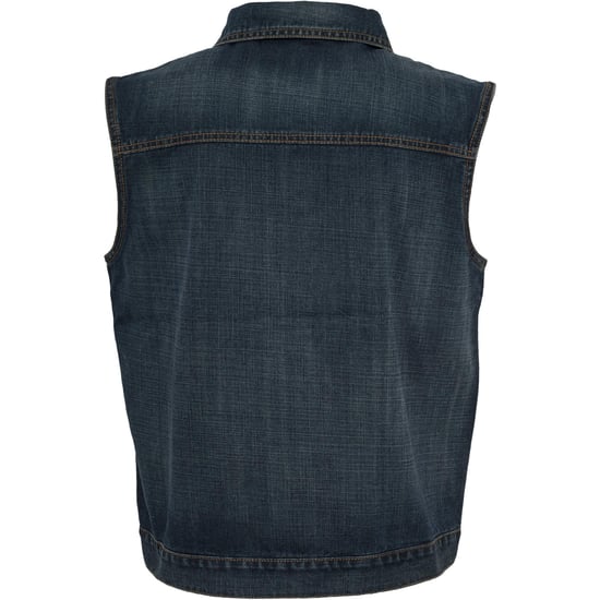Urban Classics Heren Denim Gilet (Denim Blauw) - Image 2