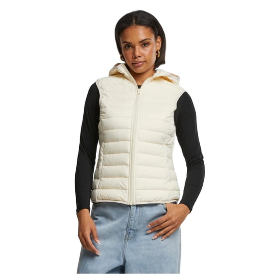 Urban Classics Dames/Dames Ultra Licht Gewatteerd Gilet (Wit zand) - Image 3