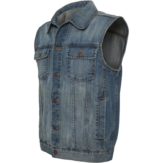 Urban Classics Heren Denim Gilet (Lichtblauw) - Image 3