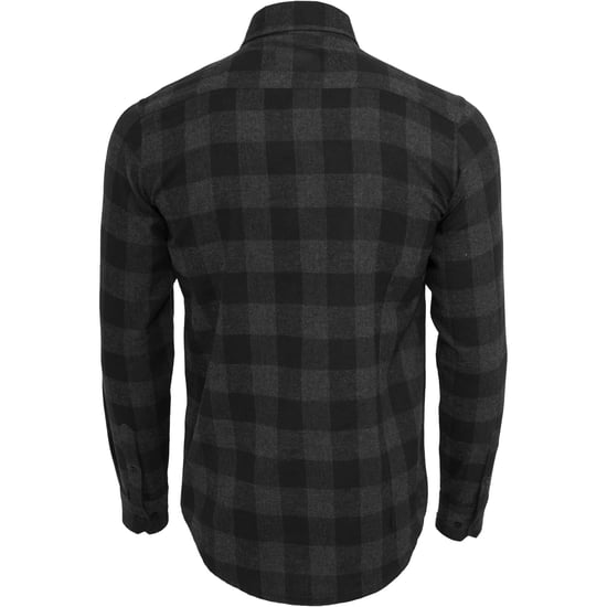 Urban Classics Heren geruit Flannel Shirt (Zwart/Kool) - Image 2
