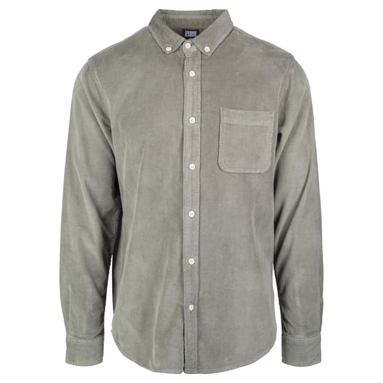 Urban Classics Heren Corduroy Overhemd (Olijf) - Image 1
