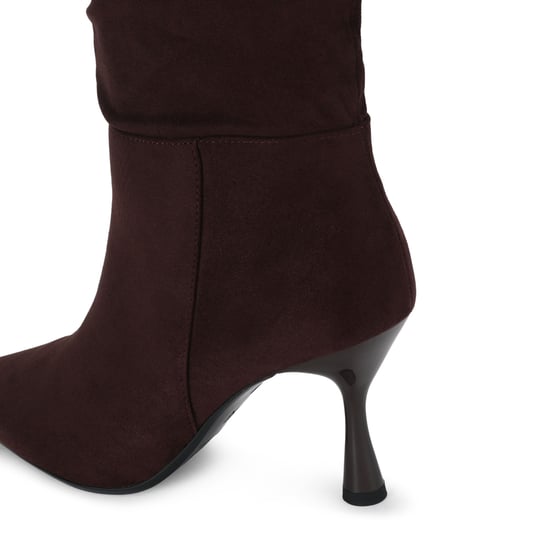 KG Kurt Geiger Suedette Autumn Slouch Knee Boots - Image 4