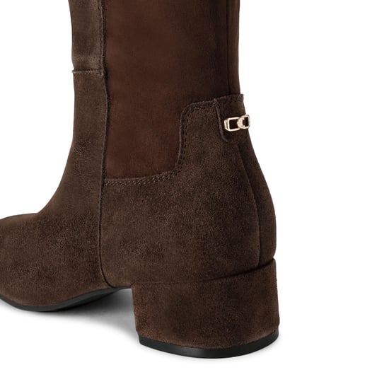Carvela Suede Gaia Knee Boots - Image 4