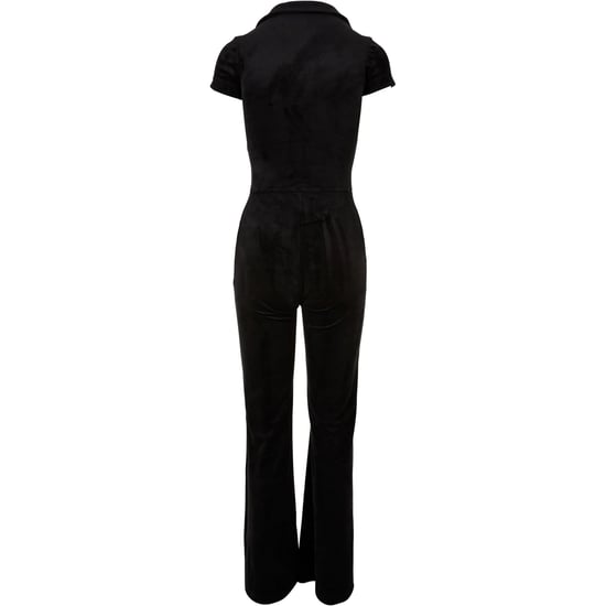 Urban Classics Dames/Dames Fluwelen Jumpsuit (Zwart) - Image 2