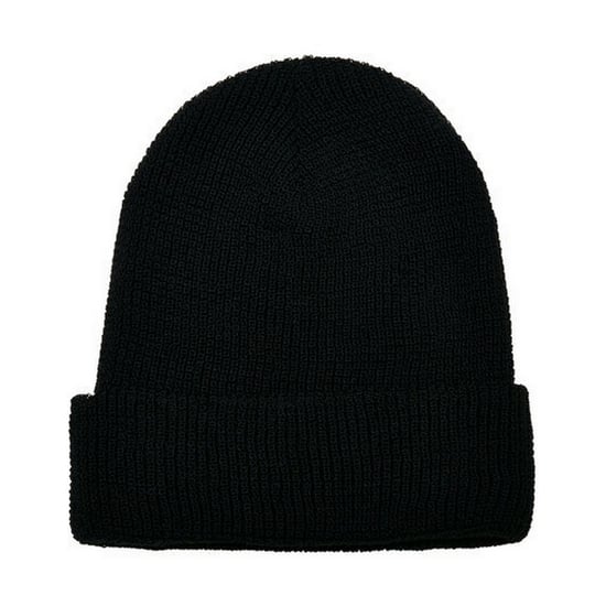 Flexfit Gebreide gerecyclede muts (Zwart) - Image 1