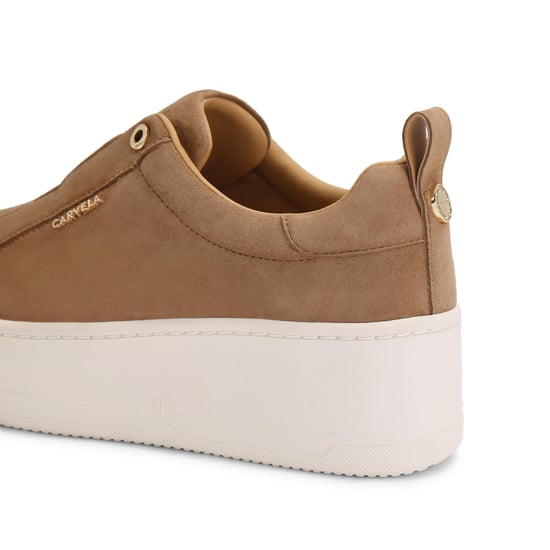 Carvela Suede Connected Laceless Sneakers - Image 3