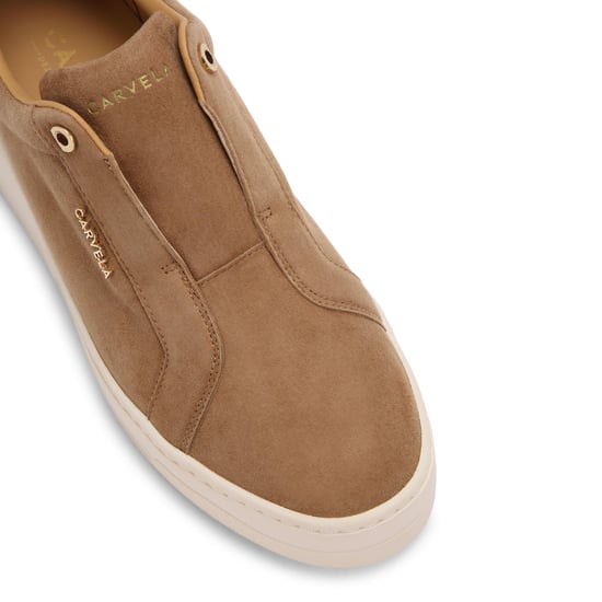 Carvela Suede Connected Laceless Sneakers - Image 4
