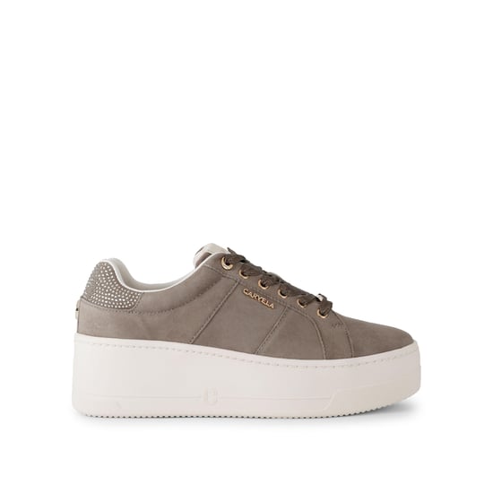 Carvela Suede Connected Sneakers - Image 1
