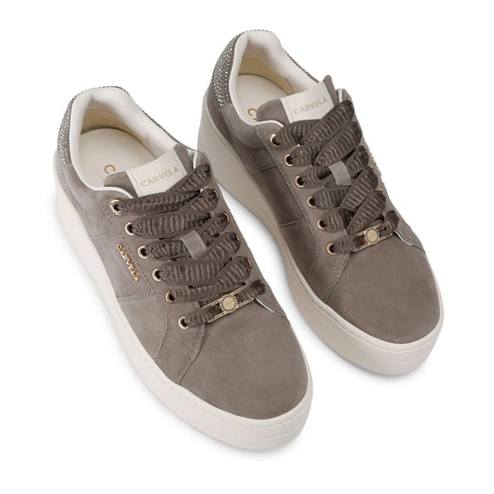 Carvela Suede Connected Sneakers - Image 2