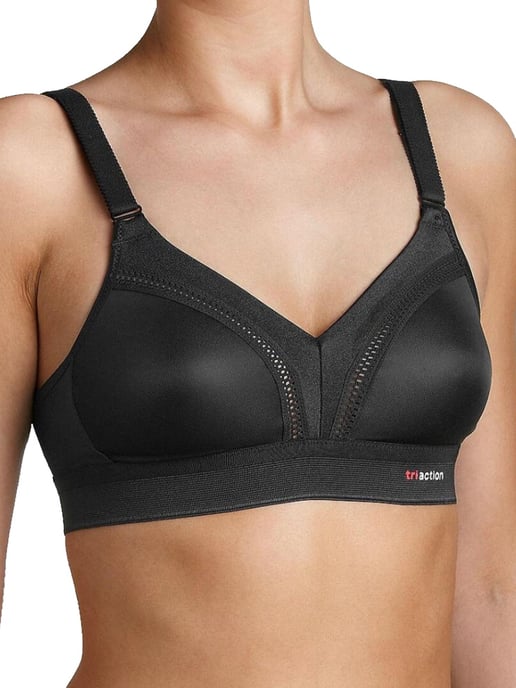 Triaction Workout Non Wired Sports Bra Black - Image 1