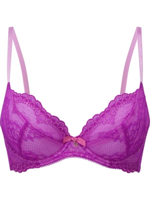Superboost Lace Non Padded Plunge Bra - Orchid - Image 4