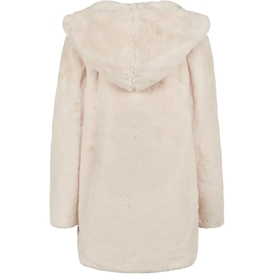 Urban Classics Dames/Dames Teddy Fleece Mantel met Capuchon (Gebroken wit) - Image 2