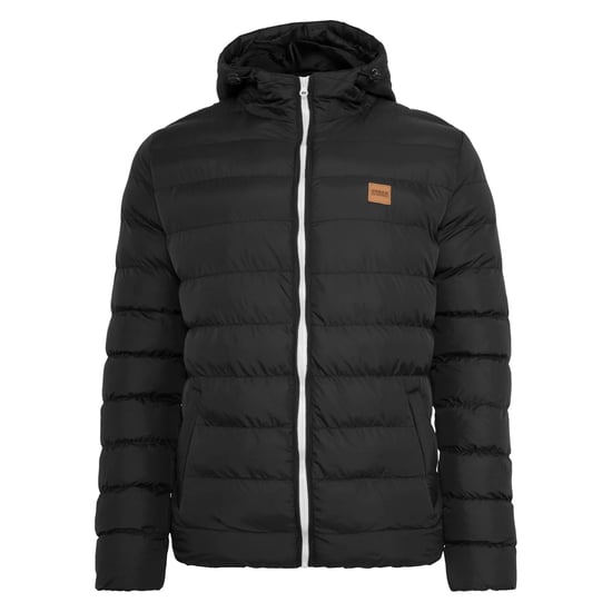 Urban Classics Gewatteerde heren jas Basic (Wit/zwart) - Image 1