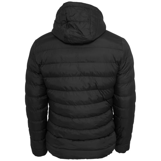 Urban Classics Gewatteerde heren jas Basic (Wit/zwart) - Image 2