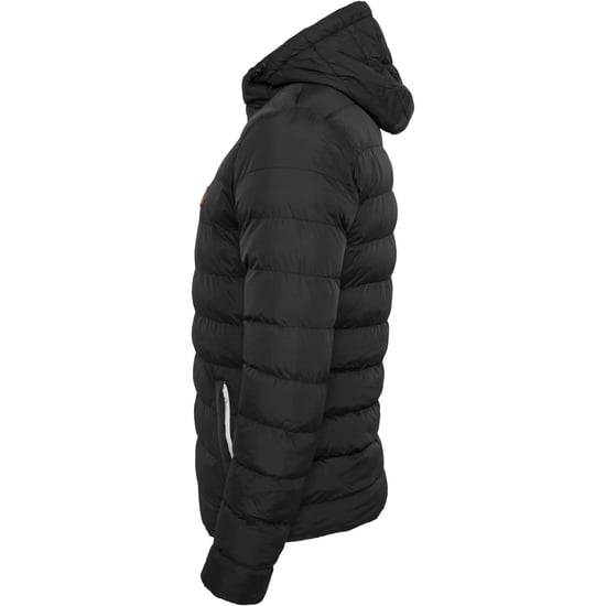 Urban Classics Gewatteerde heren jas Basic (Wit/zwart) - Image 4