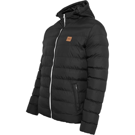 Urban Classics Gewatteerde heren jas Basic (Wit/zwart) - Image 5