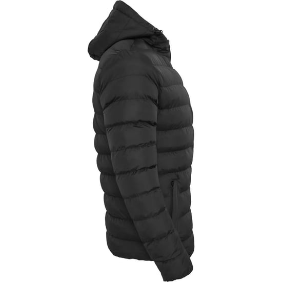 Urban Classics Gewatteerde heren jas Basic (Zwart) - Image 3