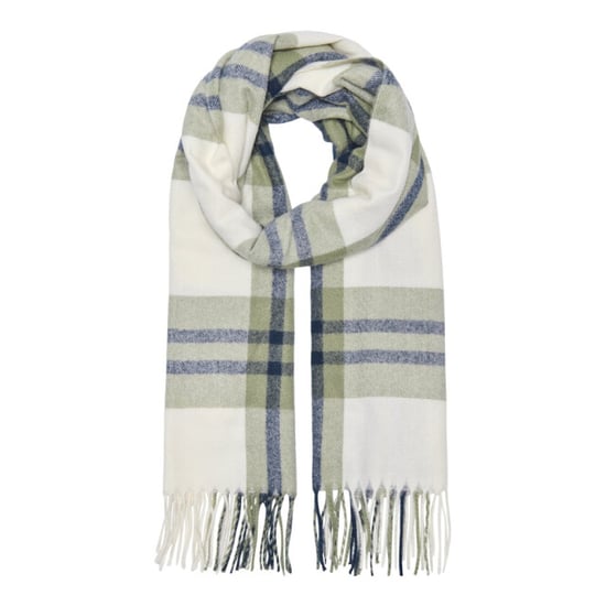 Only onlmathilde check fringe scarf cc a 15376304 deep lichen green - Image 1