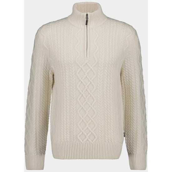 Gant Half zip gebreide kabeltrui van wolmix 8050323/130 - Image 2