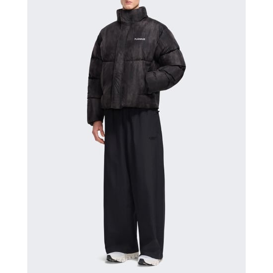 Flaneur Homme Heren gewatteerde jas met logodetail - Image 2