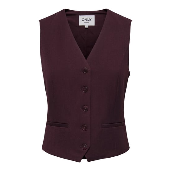 Only onliris-hattie waistcoat tlr noos 15331287 fudge - Image 1