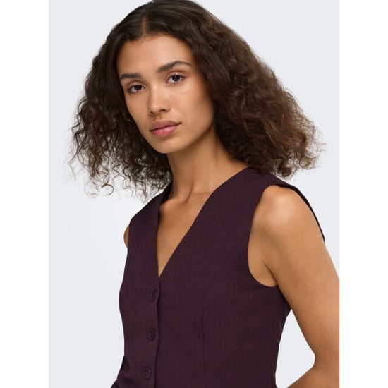 Only onliris-hattie waistcoat tlr noos 15331287 fudge - Image 2
