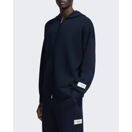 Flaneur Homme Heren gebreide sweater met rits - Image 1