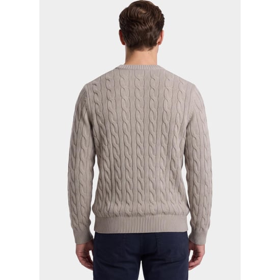 Bos Bright Blue Pullover heren 1191/4 off white - Image 2