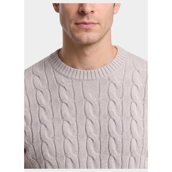 Bos Bright Blue Pullover heren 1191/4 off white - Image 3