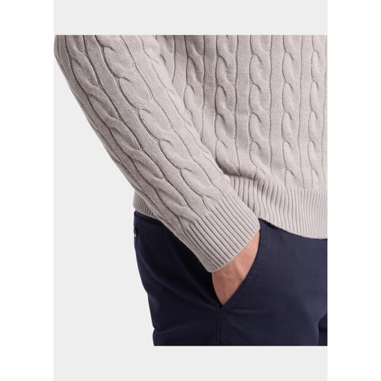 Bos Bright Blue Pullover heren 1191/4 off white - Image 5