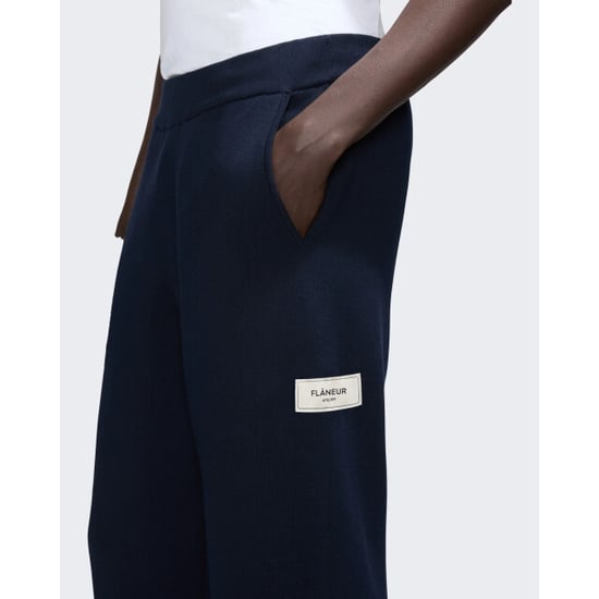 Flaneur Homme Heren gebreide broek met getailleerde pasvorm - Image 3