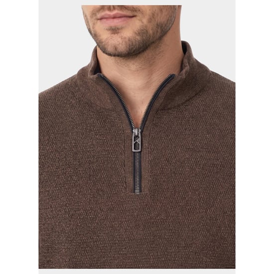 Casamoda Half zip stricktroyer snos 454479000/677 - Image 2